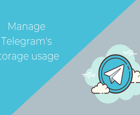 Telegram storage usage